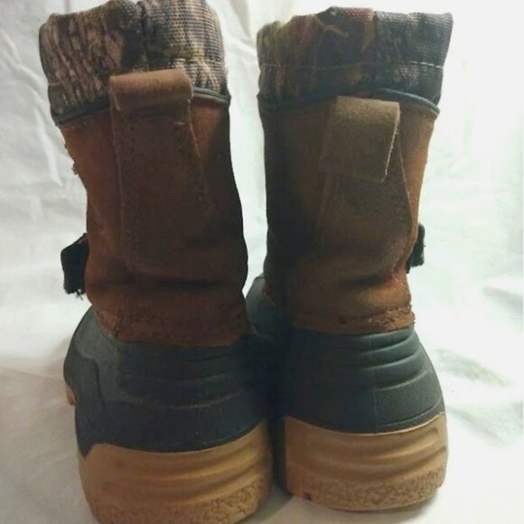 Ozark Trail Camo Camouflage Winter Rubber Snow Boots Removable Liners 10 Boys - Picture 5 of 8